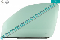 Стекло двери передней левой