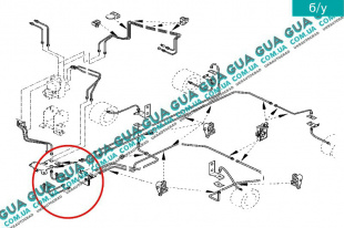 Трубки / шланги тормозной системы ( к АБС / ABS ) Renault / РЕНО MASCOTT 2004-2010 / МАСКОТ 04-10 3.0TDI (2953 куб.см.)