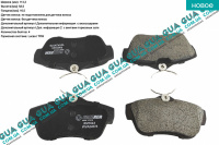 Тормозные колодки задние Lucas / TRW