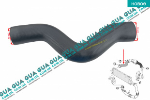 Патрубок интеркулера от турбины к радиатору   
