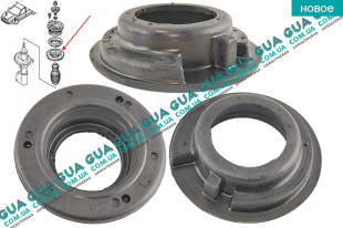 Опора / подушка амортизатора переднего ( проставка пружины нижняя 1 шт.)   