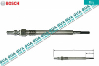 Свеча накала 7V ( накаливания ) Jaguar / ЯГУАР XF SPORTBRAKE 3.0D (2993 куб.см.)