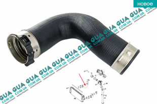 Патрубок интеркулера правый   