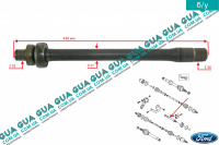 Полуось правая передняя  35/30	 Ford / ФОРД MONDEO III 2001-2007 / МОНДЕО 3 2.0  16V DI/TDDI/TDCI (1998 куб.см.)
