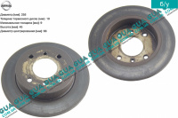 Тормозной диск задний D 258 мм Nissan / НИССАН ALMERA N16 / АЛЬМЭРА Н16 2.2 DCI ( 2184 куб.см.)