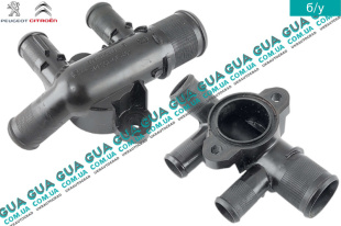 Фланец системы охлаждения ( тройник )   