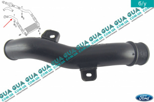 Патрубок интеркулера правый Ford / ФОРД C-MAX 2003-2007 / ФОКУС С-МАКС 1.8DI (1753 куб.см.)