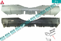 Накладка декоративная / молдинг / листва заднего бампера средняя под фаркоп ( вставка ) Mitsubishi / МИТСУБИСИ PAJERO IV 2006- / ПАДЖЕРО 4 06- 3.2DI-D (3200 куб.см.)