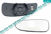 Вкладыш зеркала заднего вида нижний левый с подогревом ( выпуклый )