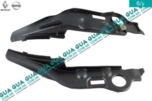 Декоративная накладка лобового стекла левая ( молдинг ) -03   