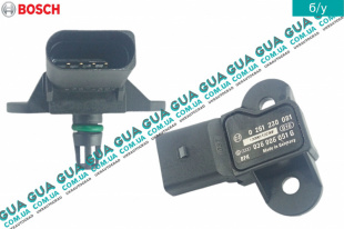 Датчик давления наддува воздуха Мапсенсор VW / ВОЛЬКС ВАГЕН TRANSPORTER V 2003- / ТРАНСПОРТЕР 5 03- 2.0TDI (1968 куб.см.)