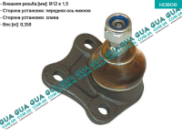 Шаровая опора нижняя левая Seat / СЕАТ LEON 1999-2006 1.6 (1595 куб.см.)