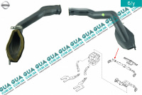 Воздуховод отопителя / печки салона торпедо / левый Nissan / НИССАН ALMERA N16 / АЛЬМЭРА Н16 2.2 DCI ( 2184 куб.см.)