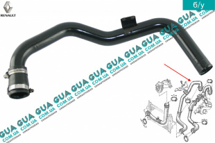 Патрубок ( трубка ) интеркулера от турбины к радиатору   