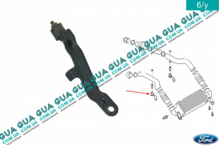 Кронштейн  патрубка интеркулера    