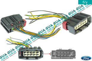 Фишка / разъем / штекер с проводами ( колодка ) замка двери   