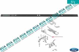 Кронштейн кузова / опори переднего амортизатора Ford / ФОРД MONDEO III 2001-2007 / МОНДЕО 3 2.0  16V DI/TDDI/TDCI (1998 куб.см.)