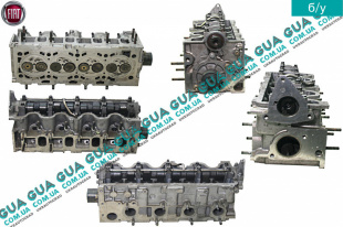 Головка блока цилиндров ( ГБЦ ) в сборе Fiat / ФИАТ BRAVO I 1996-2001 / БРАВО 1 1.9JTD (1910 куб.см.)