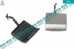 Заглушка заднего бампера ( буксировочного крюка ) Renault / РЕНО LAGUNA II / ЛАГУНА 2 2.2DCI (2188 куб.см.),