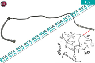 Патрубок / шланг системы охлаждения ( трубка от расширительного бачка ) )   