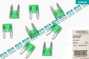 Предохранитель MINI 10mm 30A GREEN ( упаковка 100шт ) Volvo / ВОЛЬВО V70 I 2.0Turbo (1984 куб. см.)