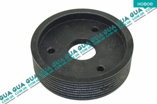 Шкив насоса гидроусилителя руля ( Шкив привода ГУР ) 7 ручейков D 103mm Renault / РЕНО CLIO II / КЛИО 2 1.9DTI (1870 куб.см.)