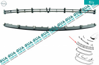 Решетка переднего бампера  ( нижняя ) Opel / ОПЕЛЬ ASTRA G 1998-2005 / АСТРА Ж 98-05 1.6 ( 1598 куб.см. )