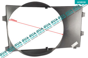 Диффузор основного радиатора ( -AC )   