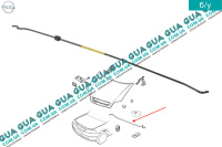 Держатель / упор капота Opel / ОПЕЛЬ ASTRA G 1998-2005 / АСТРА Ж 98-05 1.6 ( 1598 куб.см. )