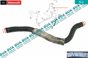 Патрубок / шланг  отопителя  / трубка печки   