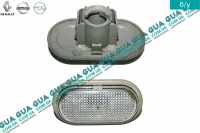 Указатель поворота боковой повторитель белый  ( поворотник крила )