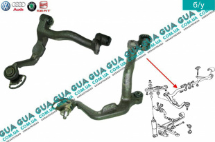Рычаг передний верхний левый   