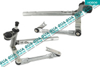 Трапеция дворников левая ( механизм стеклоочистителей )