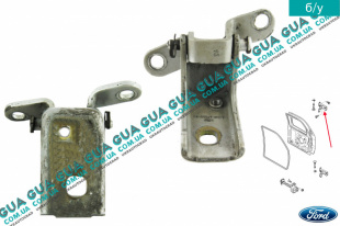 Петля верхняя передней левой двери ( навес )   