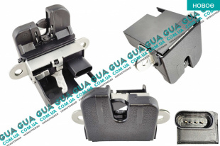 Замок ляды ( задней двери / крышки багажника ) електрический ( 4 пина )   