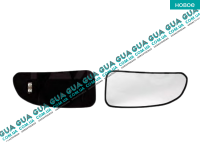  Вкладыш зеркала заднего вида правый нижний с подогревом 99-06