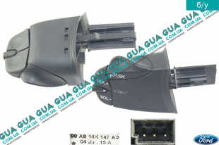 Подрулевой переключатель магнитолы ( джойстик  дистанционного управления радио ) Ford / ФОРД FIESTA V 2001-2008 / ФИЕСТА 5 1.4 16V (1388 куб.см.)