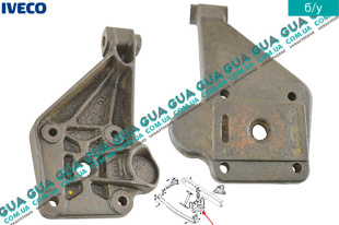 Кронштейн крепления рессоры нижний левый   