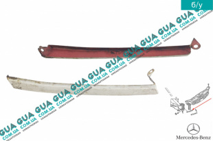 Ресничка ( накладка / вставка ) правой фары нижняя 1 шт.   