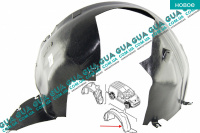 Подкрылок передний правый Peugeot / ПЕЖО BIPPER 2008- / БИППЕР 08- 1.3HDI (1248 куб.см.)