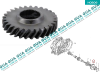 Шестерня ( зубчатое колесо ) 4 передача вала КПП ( 32 зуба )