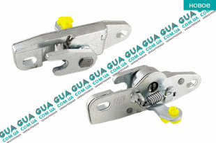 Замок боковой правой сдвижной двери верхний ( лягушка / защелка / флажок )   