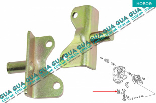 Кронштейн вилки кулисы / ричага / тяги переключения коробки передач  КПП ( балансира )   