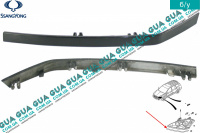 Ресничка ( накладка ) левой фары SsangYong / САНГЙОНГ KYRON 2.0XDI (1998 куб.см.)