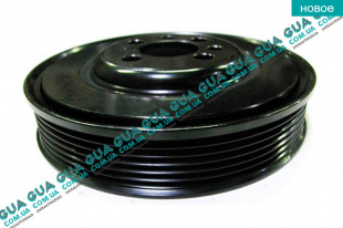 Шкив коленвала демпферный 6 ручейков ( Шкив коленчатого вала )   