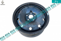 Диск колесный R16 6,5Jx16H2 5x108 ET50 металлический ( стальной / железный )  Renault / РЕНО LAGUNA II / ЛАГУНА 2 2.2DCI (2188 куб.см.),