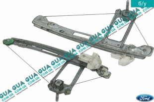 Стеклоподъемник задний левый механический Ford / ФОРД FOCUS I 1998-2004 / ФОКУС 1 98-04 1.4 V16 (1388 куб. см.)