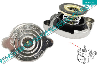 Крышка расширительного бачка   