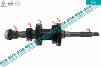 Первичный вал 6 ступенчатой КПП