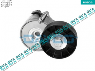 Натяжной механизм ремня генератора ( Натяжная планка / ролик / натяжитель )   